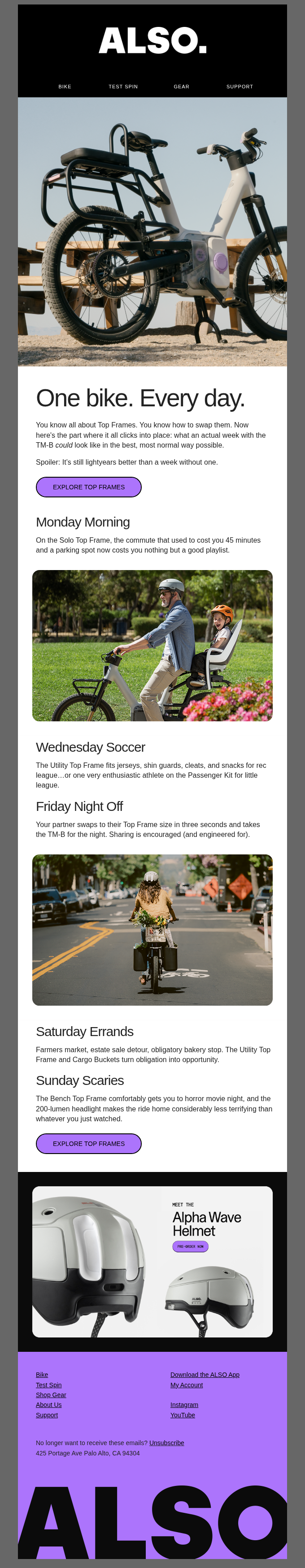 ALSO email snapshot