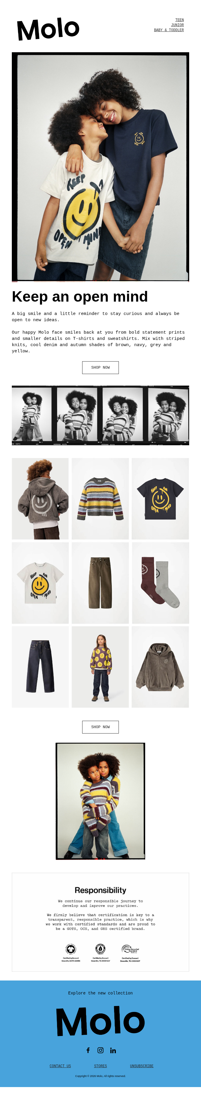 Molo email snapshot
