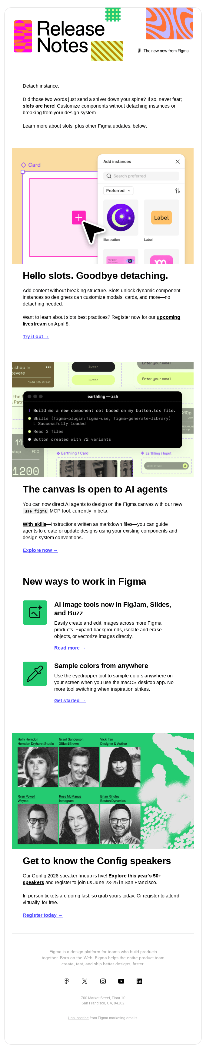 Figma email snapshot
