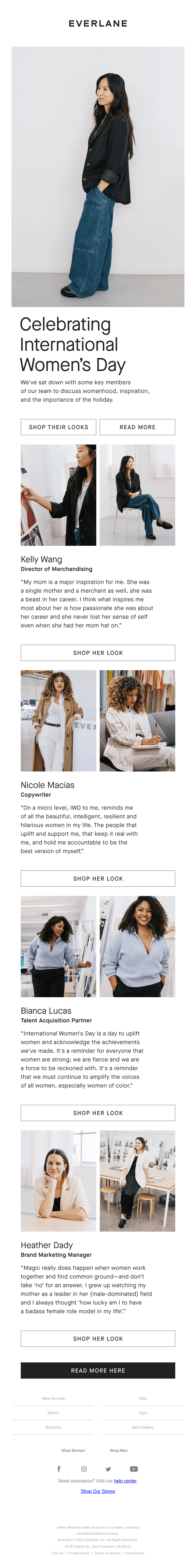 Everlane values campaign campaign preview