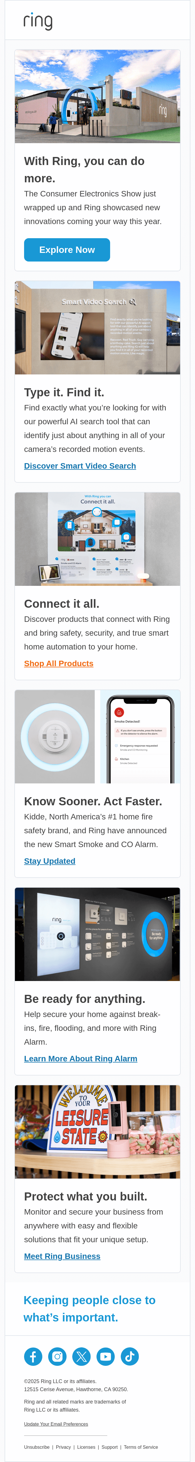 Ring email snapshot