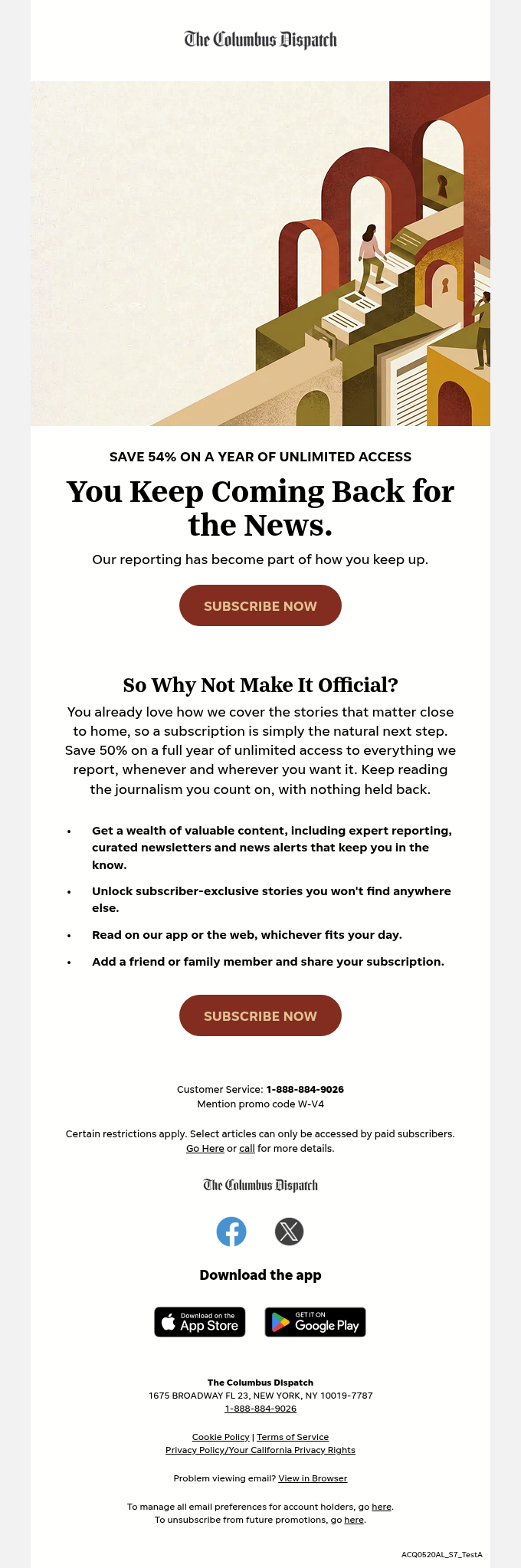 The Columbus Dispatch email snapshot