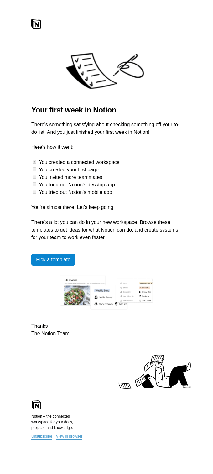 Notion email snapshot